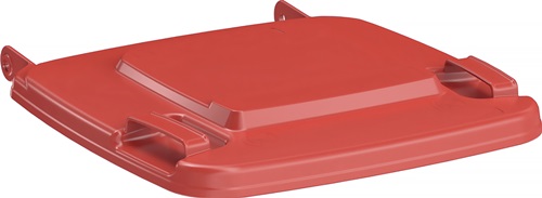 Deckel PE rot f.Müllgroßbehälter 120l SU