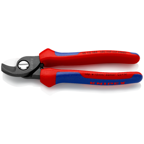 165 mm KNIPEX Kabelschere mit Mehrkomponenten-Hüllen