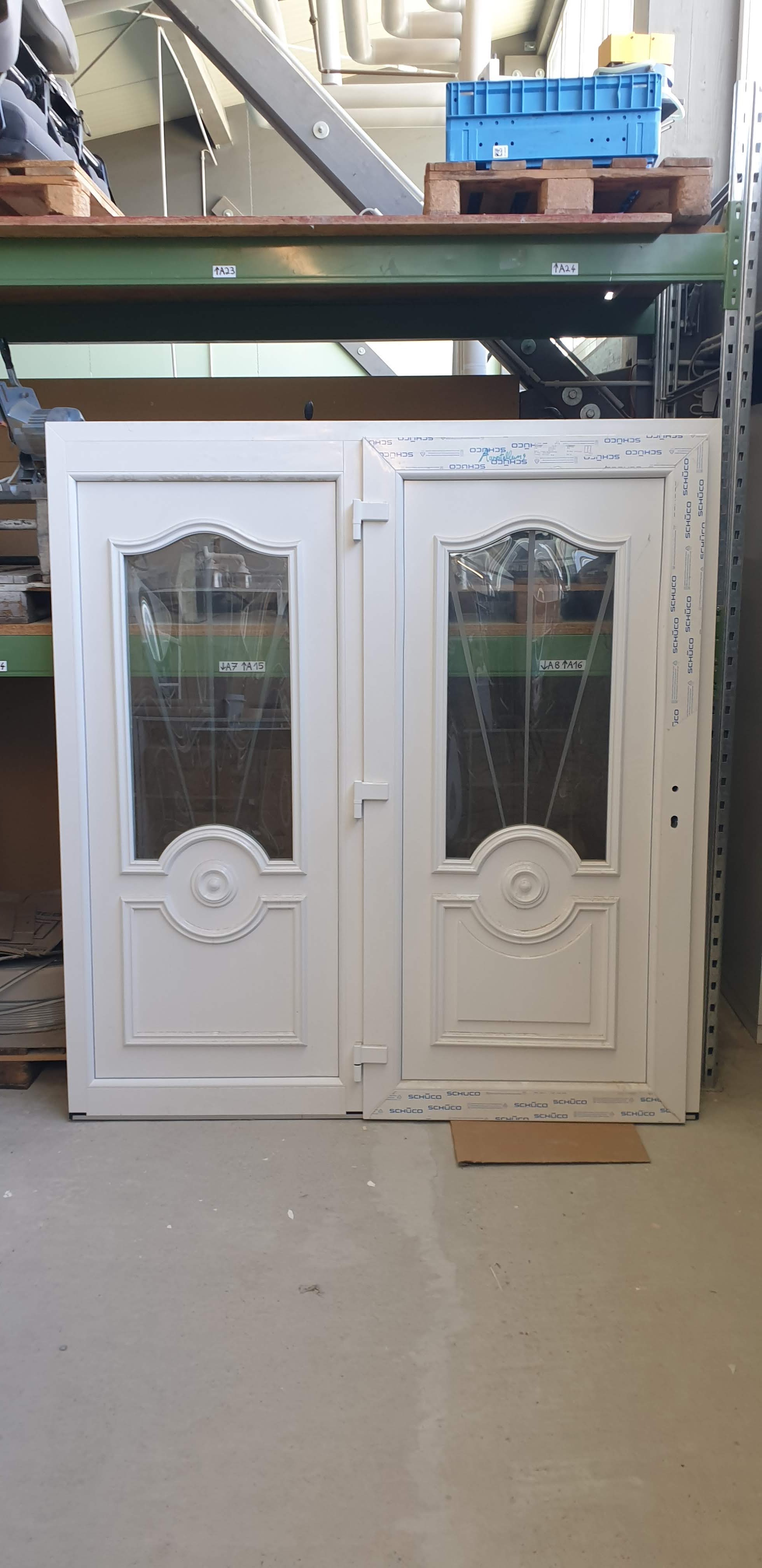 2.-tlg. Schüco Hauseingangstür