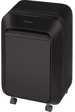 FELLOWES Aktenvernichter Fellowes® Powershred® LX 210 P-4 Papier Heftklammern Büroklammern Kreditkarten Partikelschnitt 16 Bl. (70 g/m²) schwarz