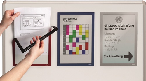 Magnetrahmen DIN A4 rot magnethaftend 5S