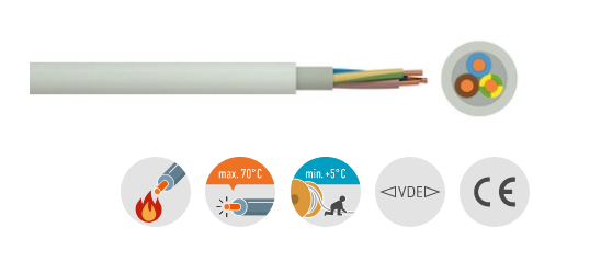 NYM-J 5x2,5mm² Mantelleitung / (VE=100 m)