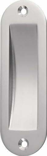 Schiebetürmuschel Alu.silberf.elox.ov.2x