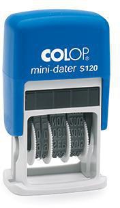 COLOP Datumstempel COLOP® mini-dater S120 19 x 4 mm (B x H) 1 Druckzeile schwarz