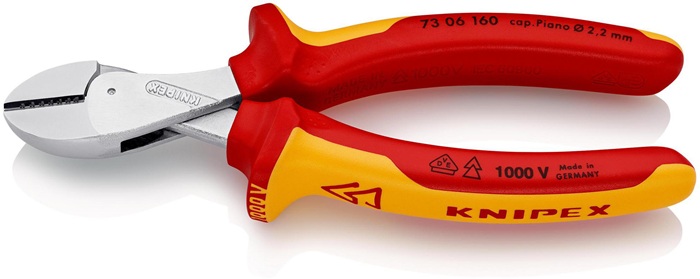 160 mm KNIPEX X-Cut® Kompaktseitenschneider