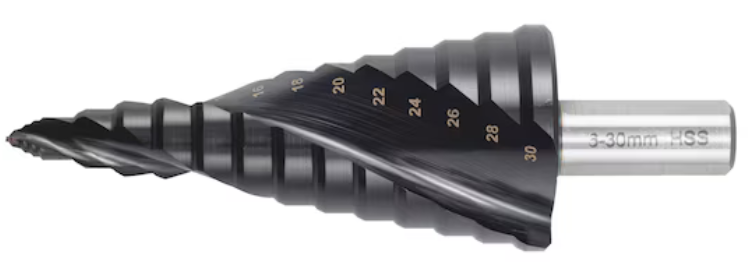 Ø 6-37 mm Spiralstufenbohrer HSS AlTiN SMART STEP