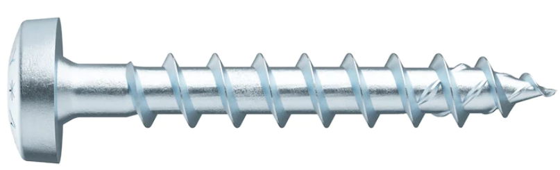 4,0x25 ASSY® 4 PH Beschlagschraube Stahl verzinkt Vollgewinde Pan Head