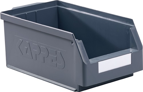 Sichtlagerkasten L350xB200xH150mm PE gra