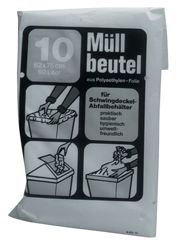 Müllbeutel B700xL1100mm 120l 60 µm blau