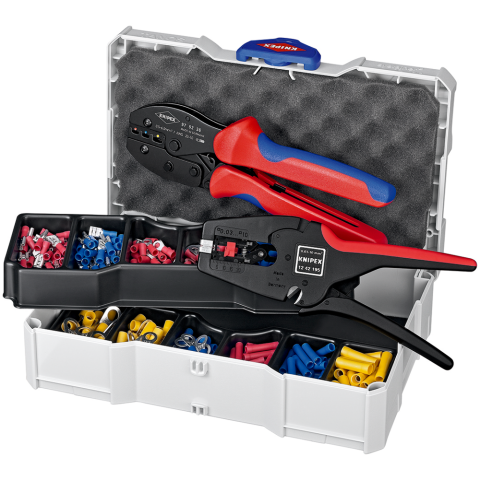 KNIPEX 14-teilig Crimp-Sortiment Für Kabelverbinder