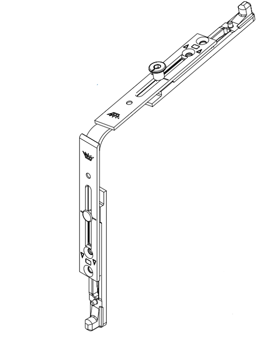 Eckumlenkung flex.sw (VE=10) /RG149