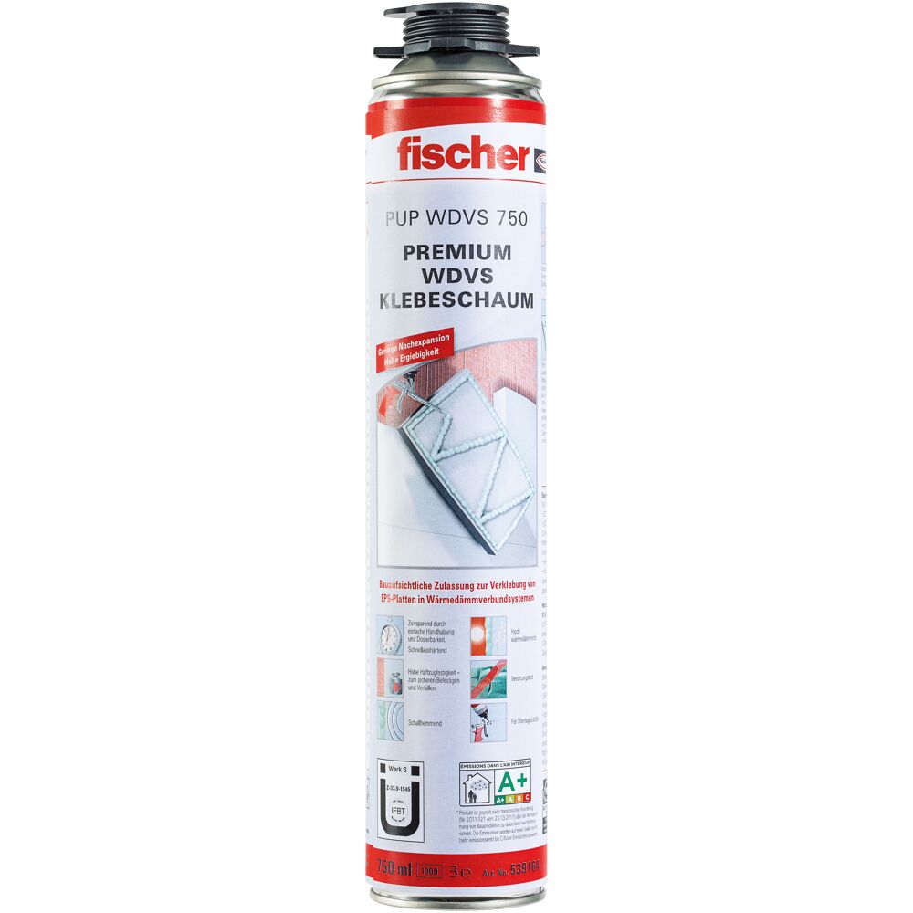 Klebeschaum Premium PUP WDVS 750 von fischer