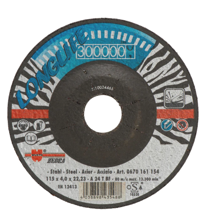 Ø 125 mm Schruppscheibe Longlife für Stahl (ST)