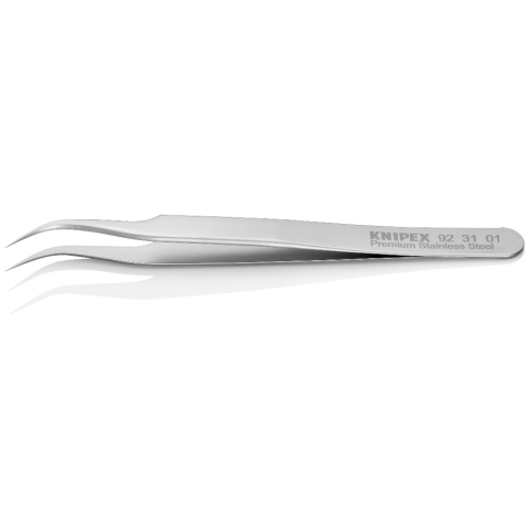 120 mm nadelspitz/gewinkelt Präzisionspinzette von Knipex