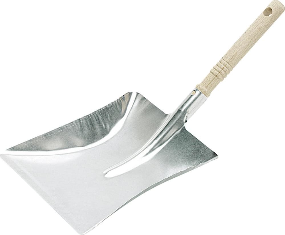 Nölle Profi-Brush Metall-Kehrschaufel verzinkt Holzgriff 22 cm