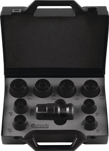 Patentlocheisensatz 21-tlg.Ku.-Koffer PE