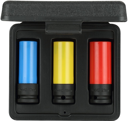 Schlagschraubersteckschlüsselsatz 3-tlg.