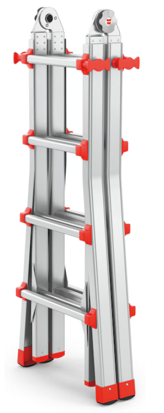 Alu-Profi-Teleskopleiter I 4x4 Stufen
