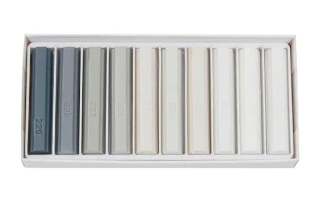 Weichwachs Sortiment grau