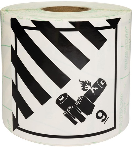 TRANSPAK Etiketten  Maße 100x100mm PE-Folie