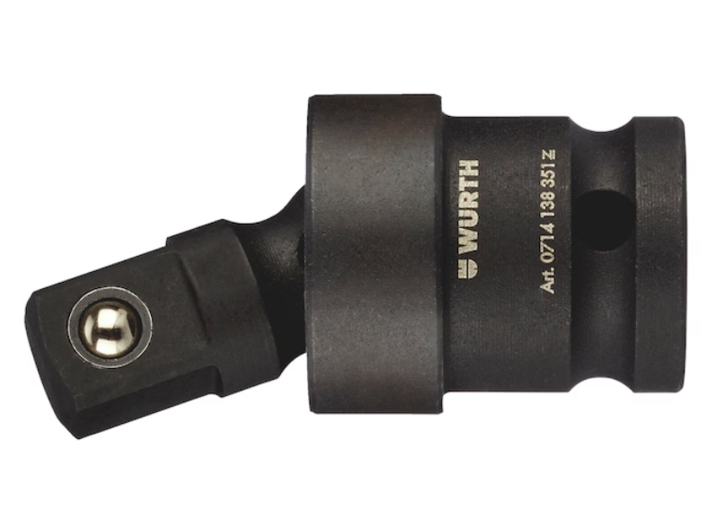 1/2 Zoll Kraft-Kardangelenk mit 1/2 Zoll Außenvierkant und Kugelarretierung