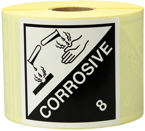 TRANSPAK Etiketten  Maße 100x100mm Papier weiß/schwarz