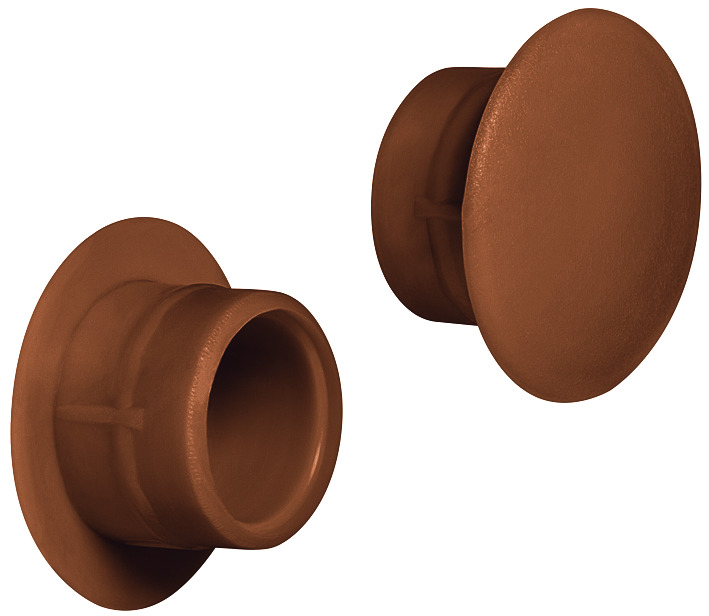 Ø 12mm Abdeckkappe für Blindbohrung | Rehbraun (VE 500)