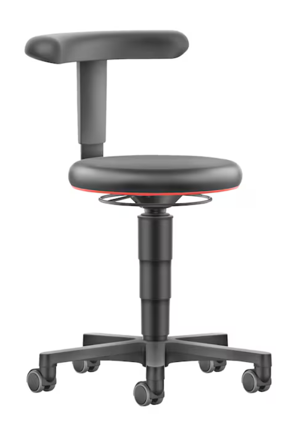 Arbeitshocker COMFORT fahrbar für Kombiarbeitsplätze