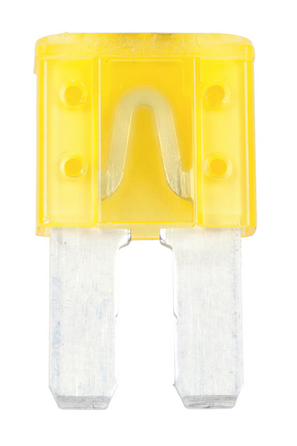 Flachstecksicherung MICRO 2 Silver 20 A I Gelb