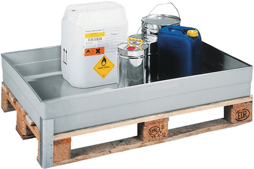 Auffangwanne 150l GFK m.Befestigungswink