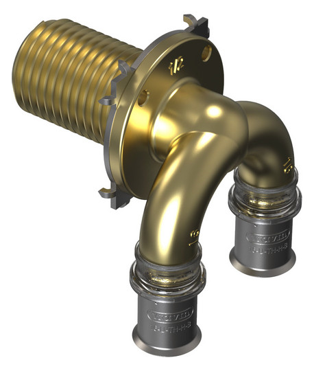 M5 Do.Wanddurchführung 16mm x 1/2" IG L=48mm