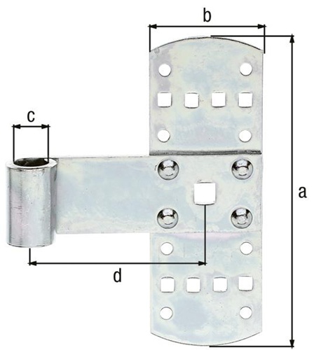 Kreuzband B.50mm L.140x50mm S.2mm STA ga