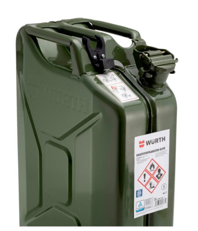 Kraftstoffkanister Stahl 20 Liter I Grün