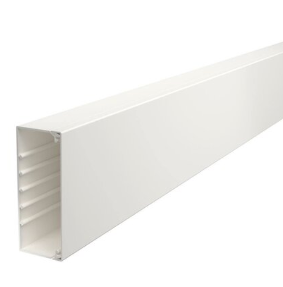 OBO WDK60150RW Wand/Deckenkanal 60x150 (2 m) PVC m.Bodenlochung 6191231