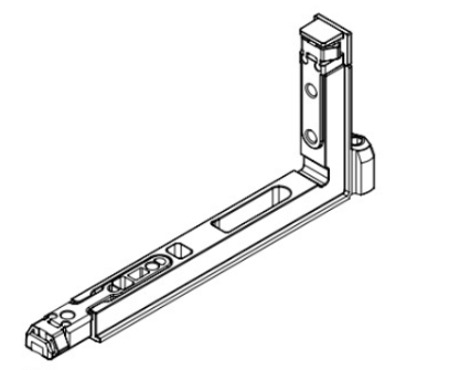 Ecklager Flügelrahmen CWF silber DIN LS 29546100 I RG149