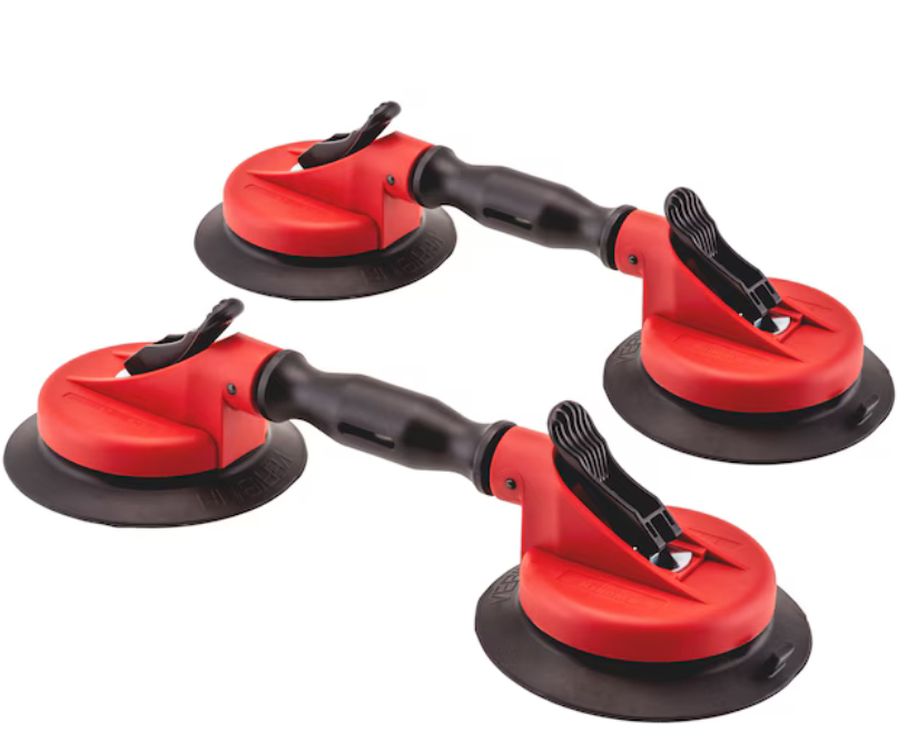 Saugheber mit 2 beweglichen Köpfen