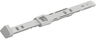 LEITZ Anschlagschiene Leitz NeXXt Leitz Locher 5058 5038 5005 5008 5138 Kunststoff hellgrau