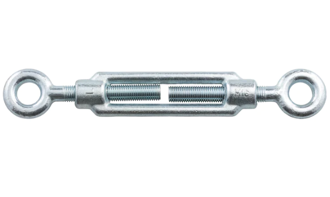 Spannschloss mit Ösen - Stahl verzinkt, blau verzinkt | M5