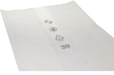 DEISS Müllsack DEISS PREMIUM 80+50 x 220 cm (B x H) 90µm 1.000l LDPE-Folie transparent 50 St./Pack.