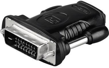GOOBAY Adapter Goobay® HDMI-Buchse/DVI-D-Stecker Dual Link (24+1) schwarz