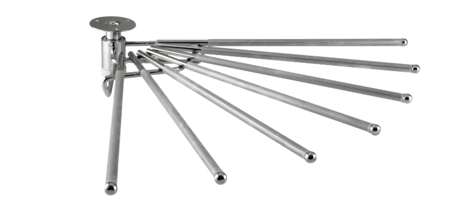 Hosenhalter für 7 Hosen, schwenkbar