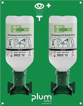 Augenspülstation 2x0,5l H290xB228xT80ca.