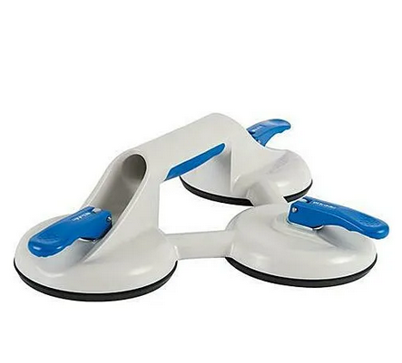 BOHLE Saugheber 3-Kopf-Kunststoff, grau