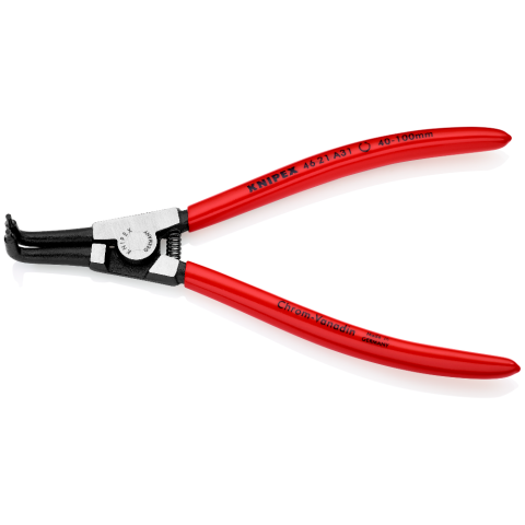 D.40-100mm KNIPEX 200 mm 90° Außensicherungsringzange A 31 f.Wellen