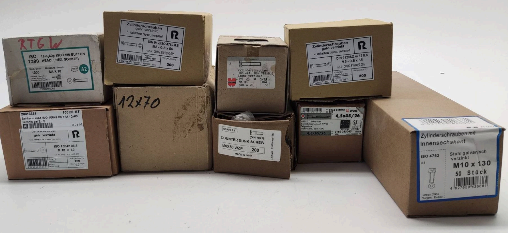 18,0 kg Torxschrauben I TO118