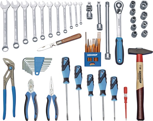 Werkzeugsortiment TOURING 1000 49-tlg.im