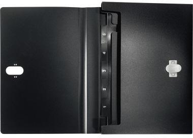 LEITZ Fächermappe Leitz Recycle DIN A4 schwarz 5 Fächer Leitz Recycle DIN A4 schwarz 5 Fächer