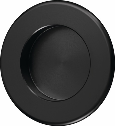 Muschelgr.Alu.schwarz pulv.rd.EL.-D.35mm