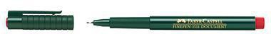 FABER-CASTELL Fineliner Faber-Castell FINEPEN 1511 0,4mm rot Faber-Castell FINEPEN 1511 0,4mm rot