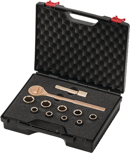 Knarrenkasten 12-tlg.SW 10-24mm Antr.1/2